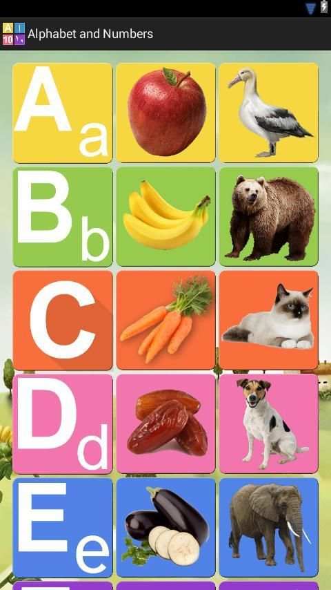 Alphabet and numbers скриншот 7
