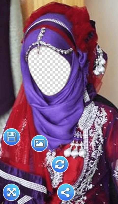 Hijab Queen Photo Frames скриншот 3