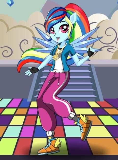 Dress up Rainbow Dash Dance Magic screenshot 2
