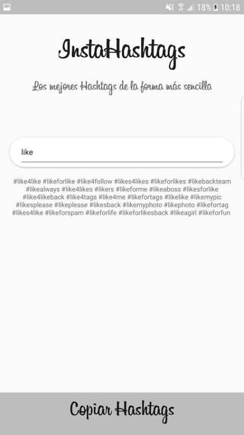 Hashtags para Instagram - Top hashTags screenshot 3