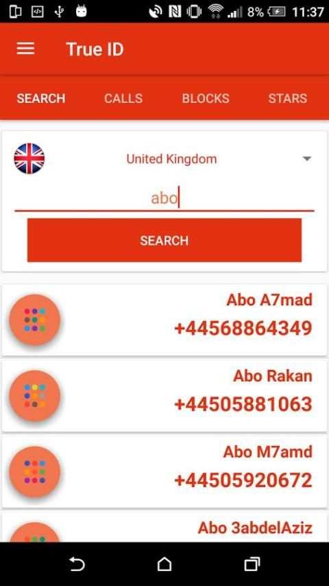 True ID : Caller ID & Dialer - هوية المتصل الحقيقة screenshot 6