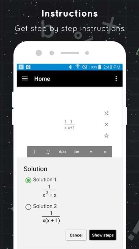 Math Solver 5 تصوير الشاشة