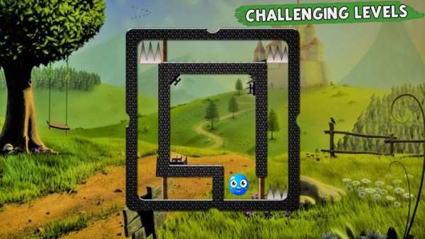Angry Blue Freezing Ball screenshot 3
