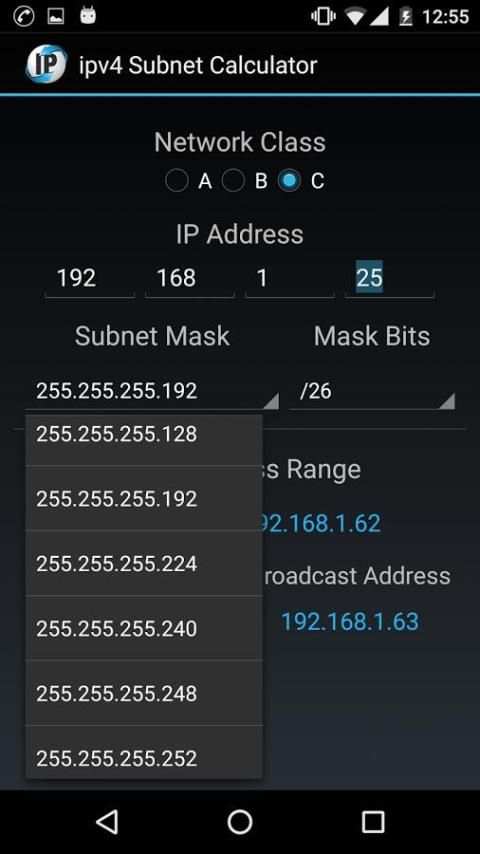 ipv4 Subnet Calculator скриншот 3