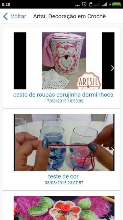 Melhores canais de crochê screenshot 7