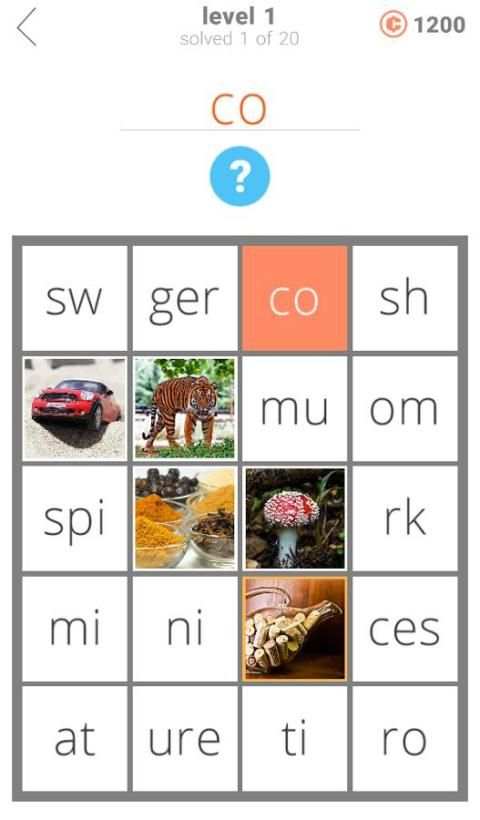 1 Pic 1 Clue: Word Search Game 4 تصوير الشاشة