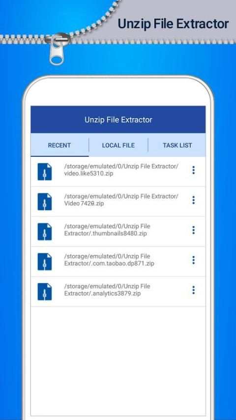 Easy Unzip File Extractor - Easy Unrar, Unzip screenshot 3