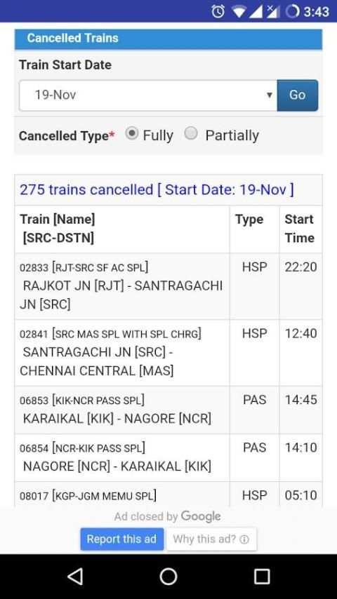 Live Train Status,PNR Status,NTES,Indian Rail Info 2 تصوير الشاشة