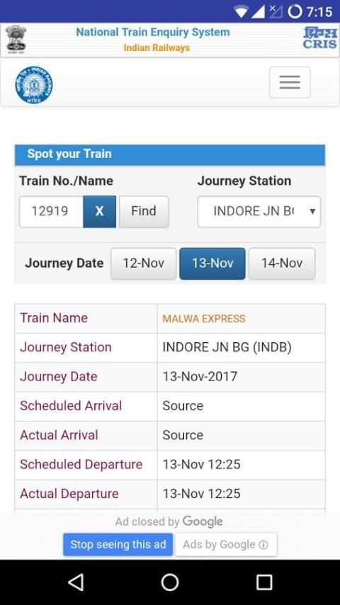 Live Train Status,PNR Status,NTES,Indian Rail Info screenshot 8