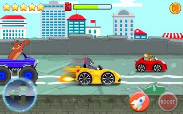 Racing Tom Battle Jerry 3 تصوير الشاشة