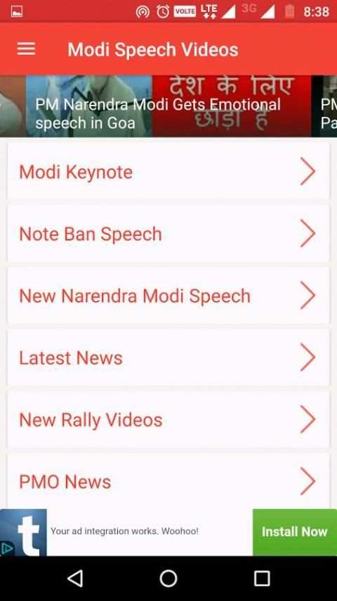 Modi Speech : Modi Keynote APP скриншот 2