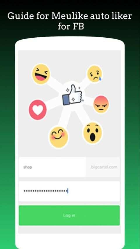 Guide for Meulike auto liker for FB screenshot 1