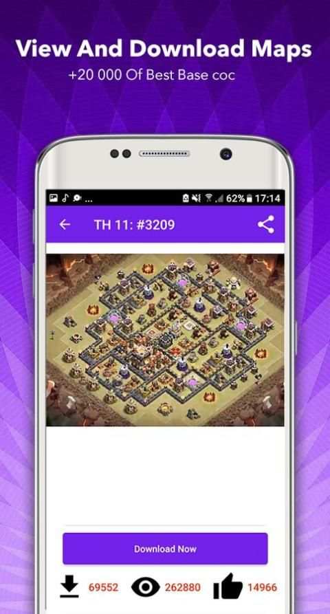 Maps Of Clash Of Clans 2017 скриншот 2