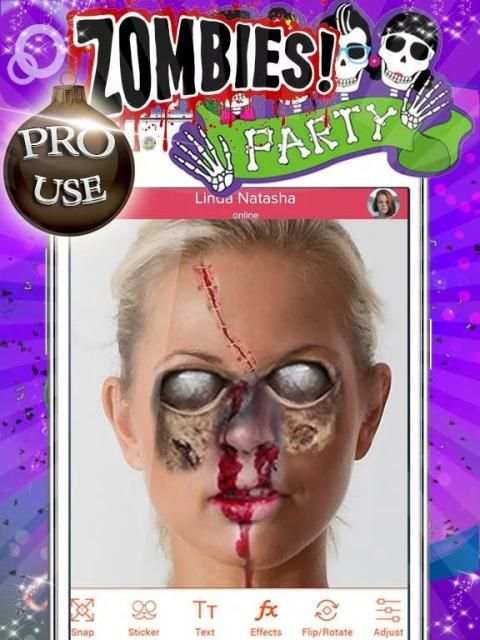 Zombie Face Makeup screenshot 3