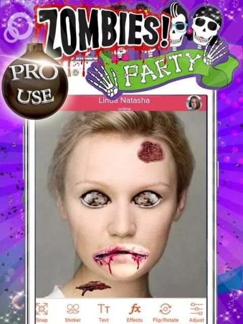 Zombie Face Makeup screenshot 1