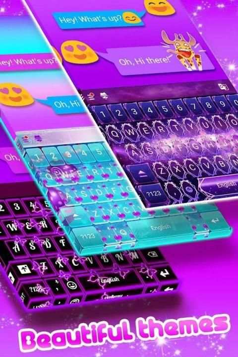 Super Cool Keyboard Themes For Free 2 تصوير الشاشة