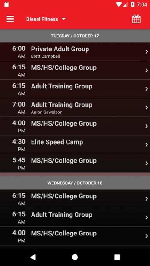 Diesel Fitness screenshot 2