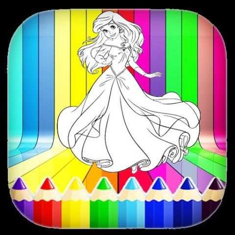 Pretty Princess-Coloring Book screenshot 6