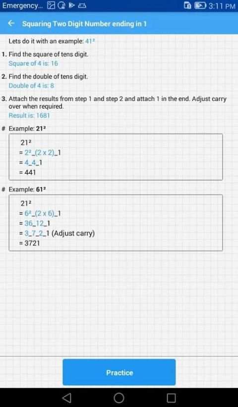 Math Tricks screenshot 1