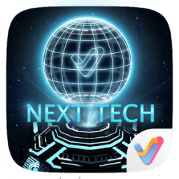 ikon Next Tech 3D V Launcher Theme