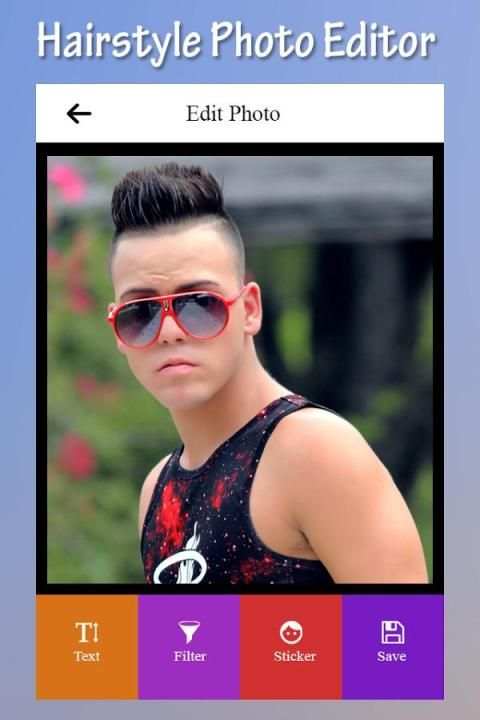 Man Hairstyle Photo Editor 4 تصوير الشاشة