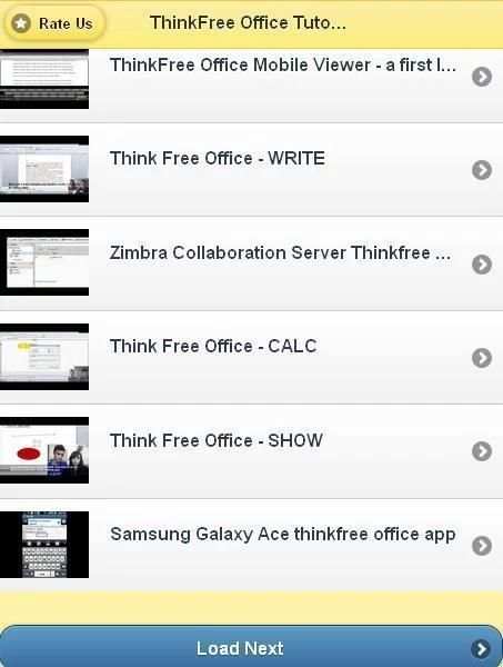 ThinkFree Tutorials скриншот 1