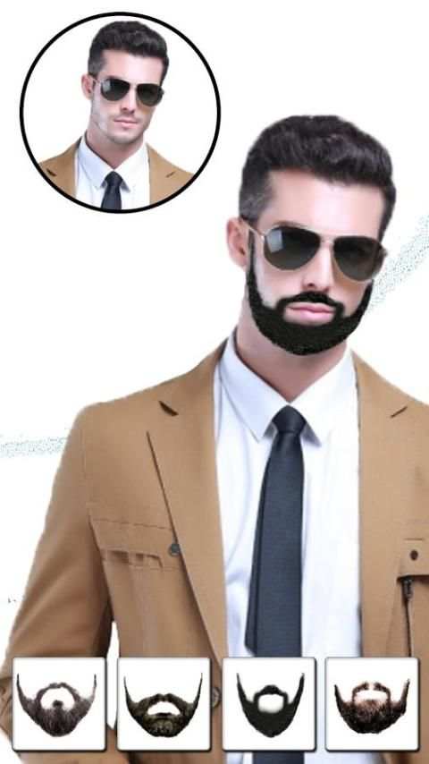 Man Hair & Beard Style Editor 5 تصوير الشاشة