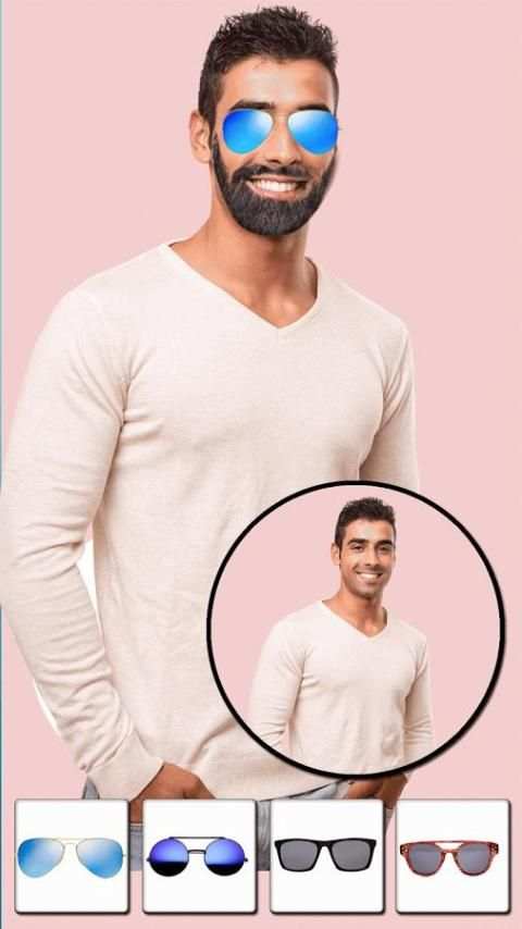 Man Hair & Beard Style Editor 1 تصوير الشاشة