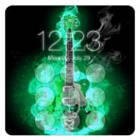 Guitar Electric Lock Screen Pro on 9Apps