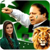 Pmln Dp photo frame-new pmln flag face profile