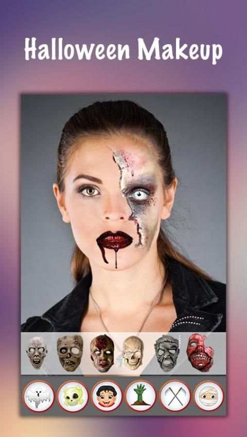 Halloween Makeup Face screenshot 4