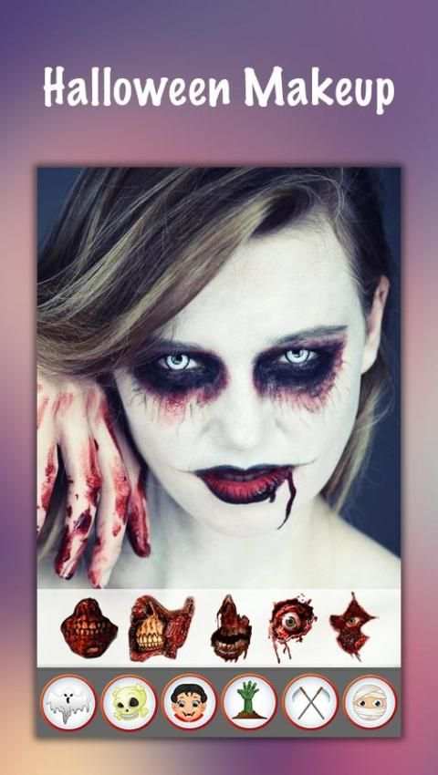 Halloween Makeup Face screenshot 2