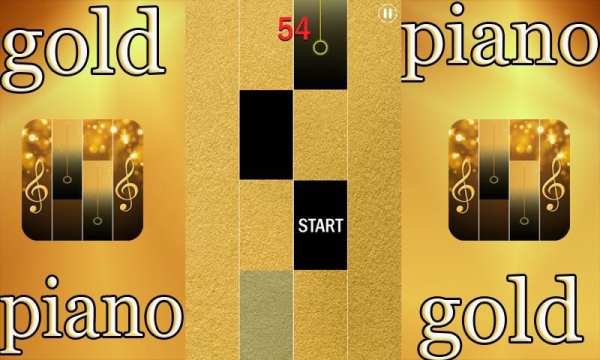 gold piano tiles screenshot 3