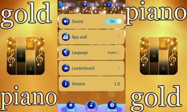 gold piano tiles screenshot 6