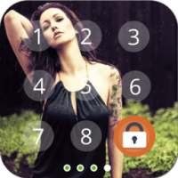 Tattoo Girl Lock Screen on 9Apps