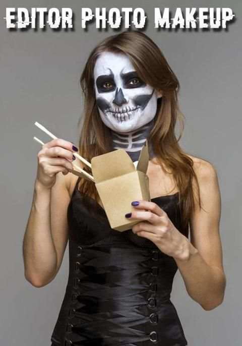 Scray Halloween Makeup & Photo Editor screenshot 2