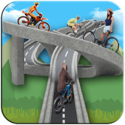 Offroad Super Hill BMX Bicycle Stunts Racing иконка