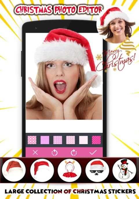 Merry Christmas Face Camera screenshot 3
