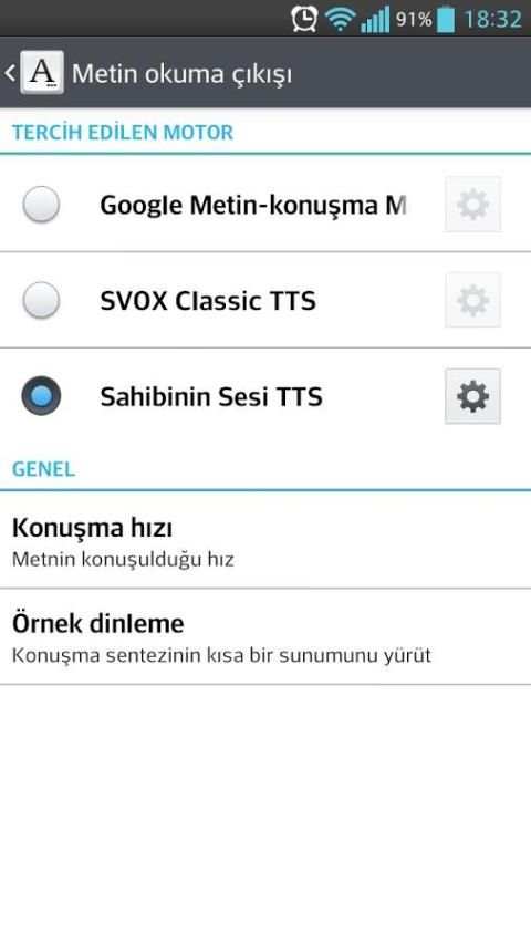 Sahibinin Sesi TTS screenshot 3