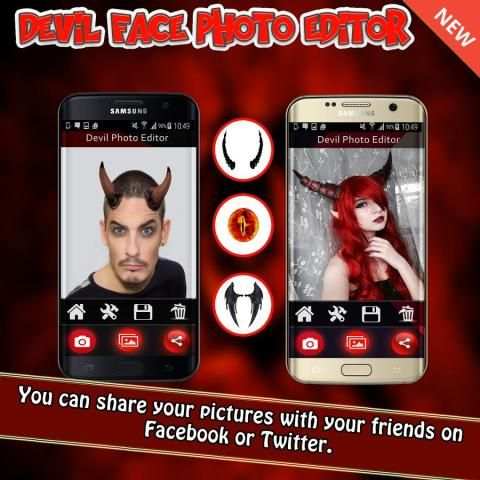 Devil Photo Editor screenshot 1