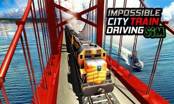 Impossible City Train Driving Sim 15 تصوير الشاشة