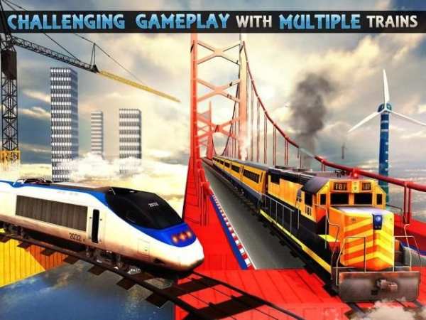 Impossible City Train Driving Sim 8 تصوير الشاشة