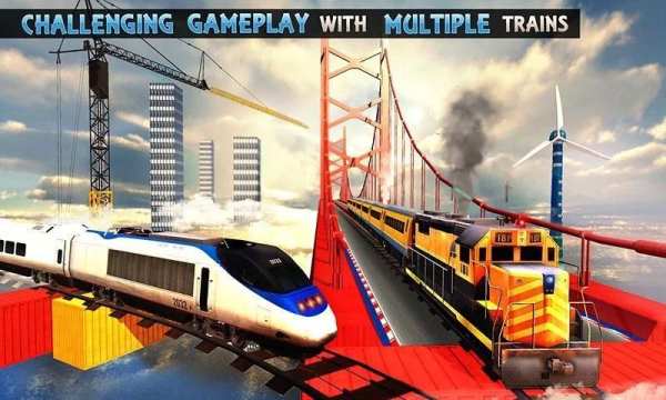 Impossible City Train Driving Sim 13 تصوير الشاشة