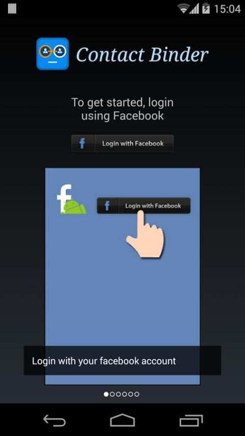Contact Binder for Facebook screenshot 5