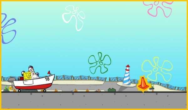 Spongbob Racing Car स्क्रीनशॉट 1