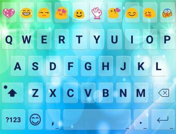 Cute Multicolor Emoji Keyboard स्क्रीनशॉट 6