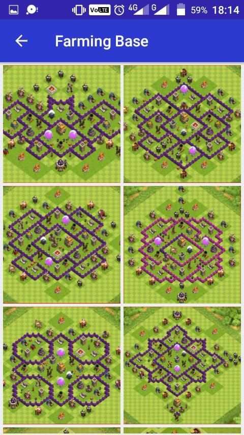 Maps For COC TH7 4 تصوير الشاشة
