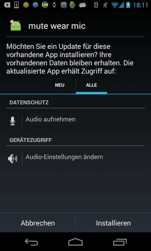 mute wear mic screenshot 3