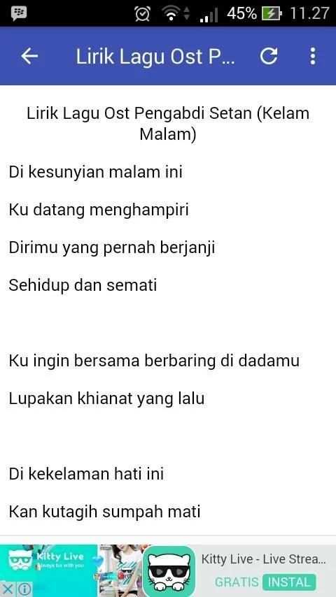 Lagu Ost Pengabdi Setan screenshot 1