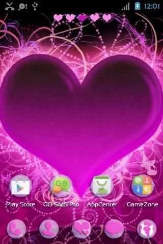 Hearts Themes for GO Launcher screenshot 7